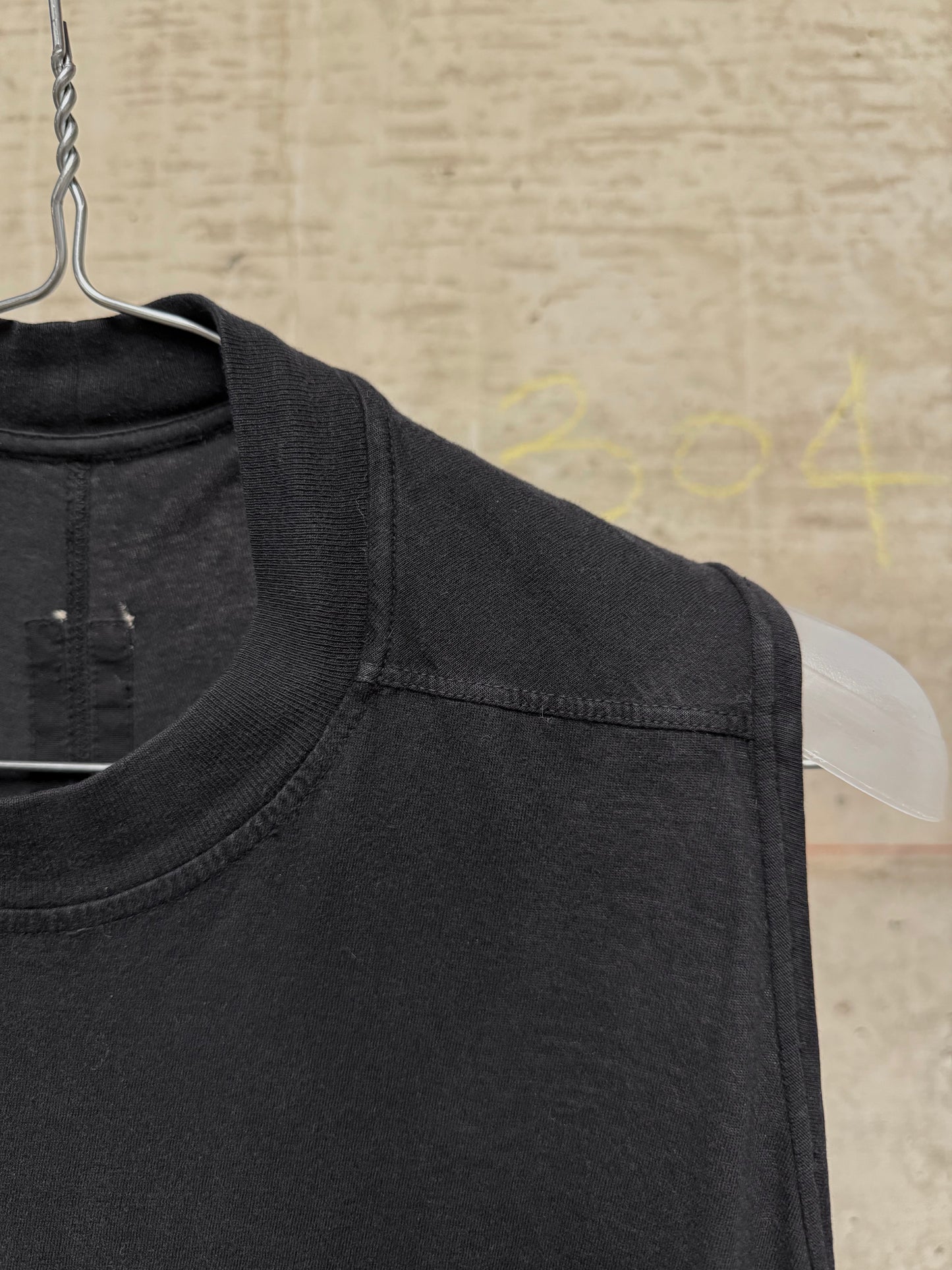 Rick Owens DRKSHDW SS21 "PHLEGETHON" Black Long Tunic Tank
