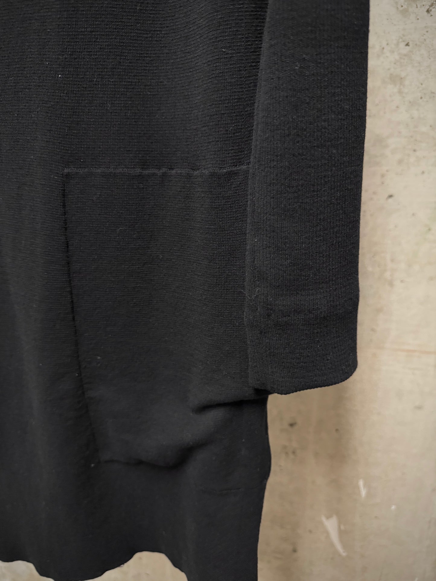 Rick Owens SS15 "FAUN' Hooded Open-Front Cotton Knit Cardigan