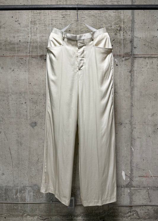 Rick Owens SS25 "HOLLYWOOD" DINGE Satin 'Mastodon' Trousers