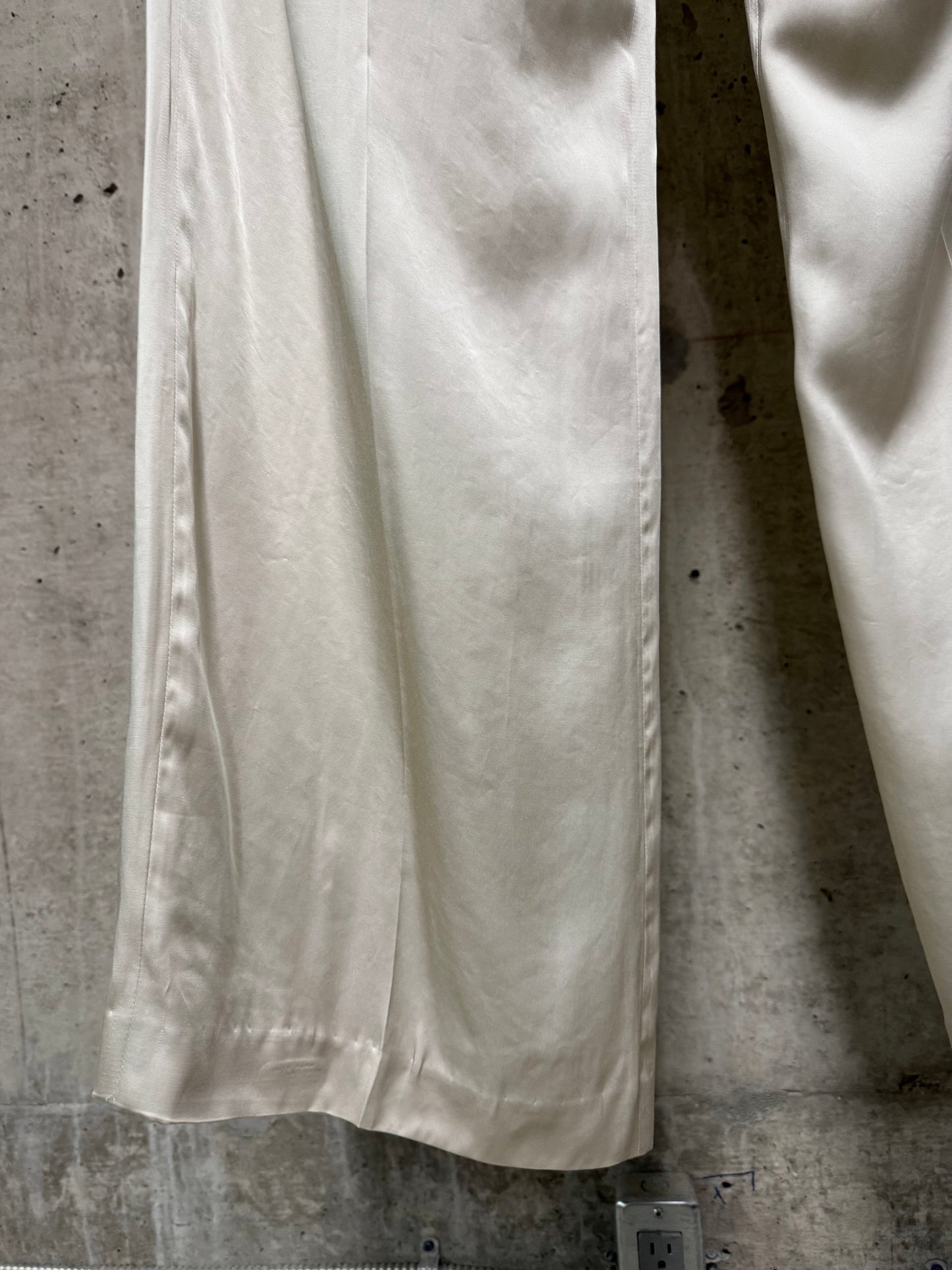 Rick Owens SS25 "HOLLYWOOD" DINGE Satin 'Mastodon' Trousers