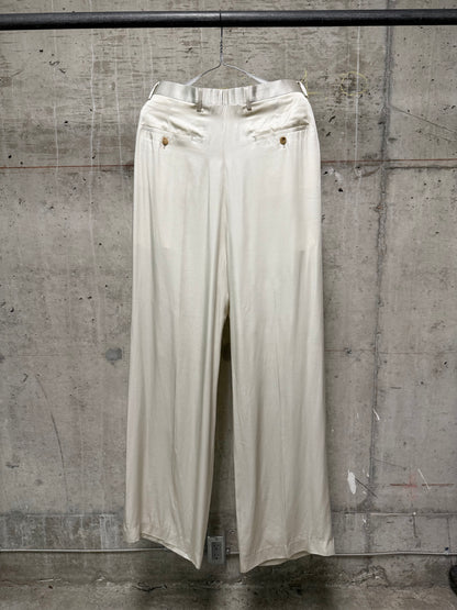 Rick Owens SS25 "HOLLYWOOD" DINGE Satin 'Mastodon' Trousers