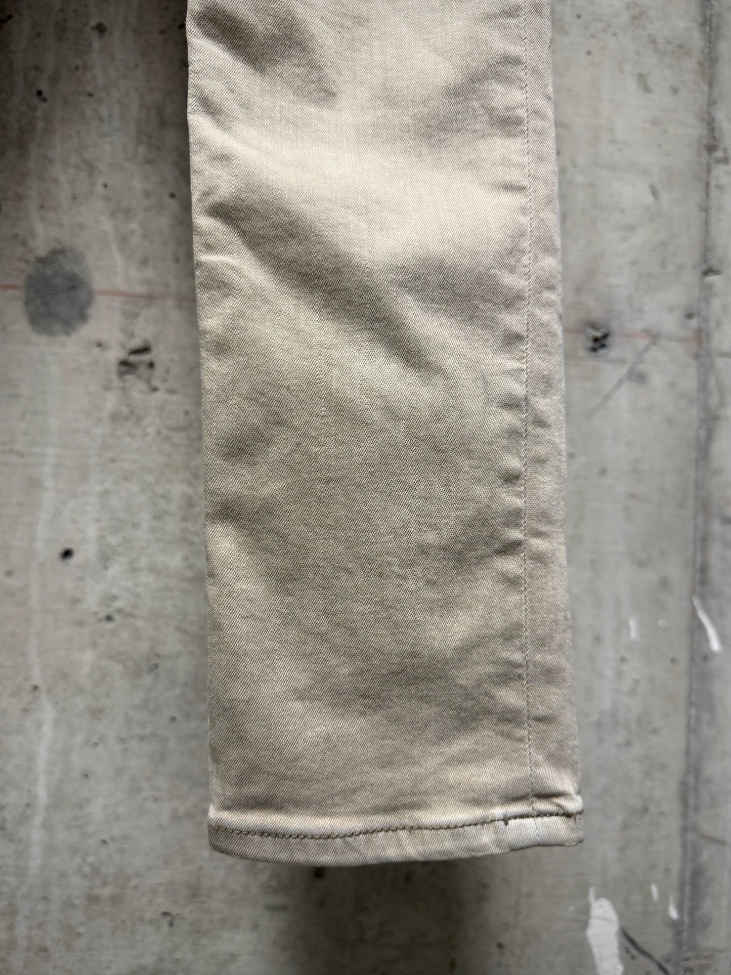 Rick Owens DRKSHDW SS22 "FOGACHINE" MINERAL 'Tyrone Cut' Skinny Denim