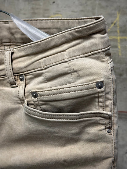 Rick Owens DRKSHDW SS22 "FOGACHINE" MINERAL 'Tyrone Cut' Skinny Denim