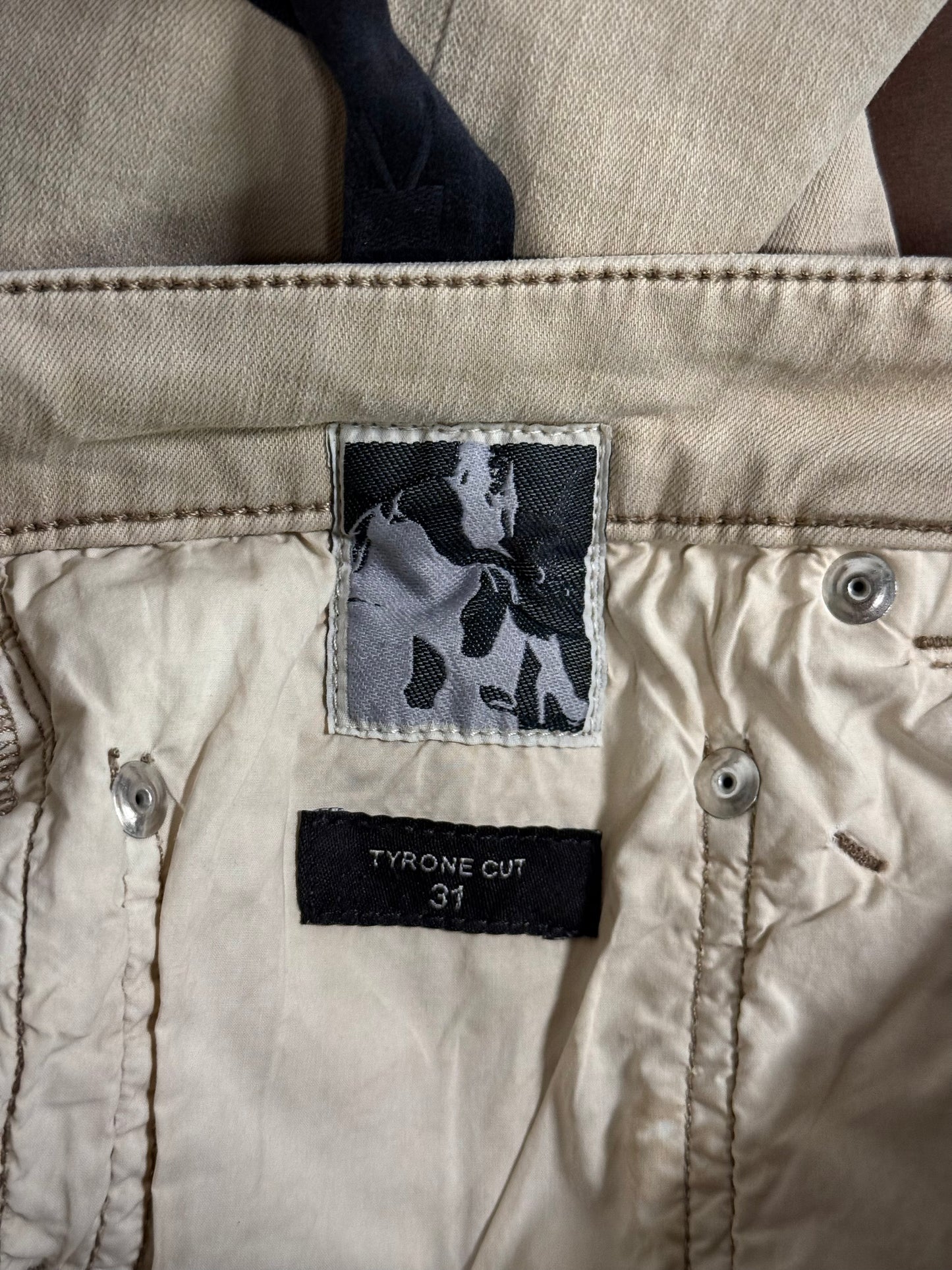 Rick Owens DRKSHDW SS22 "FOGACHINE" MINERAL 'Tyrone Cut' Skinny Denim