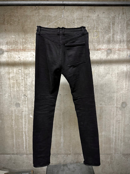 Taichi Murakami 2010s Frayed Edge Heavy Japanese Cotton Jersey Pants