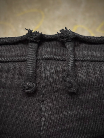 Taichi Murakami 2010s Frayed Edge Heavy Japanese Cotton Jersey Pants