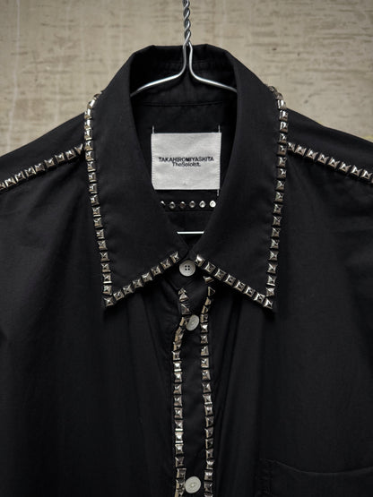 TakahiroMiyashita TheSoloist. SS25 Metal Studded Button-Up Shirt