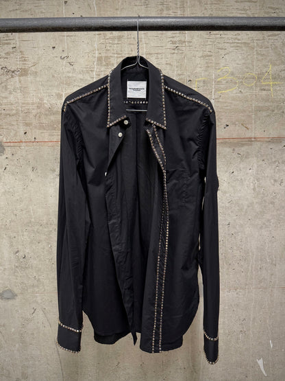 TakahiroMiyashita TheSoloist. SS25 Metal Studded Button-Up Shirt
