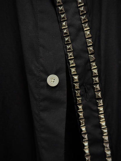TakahiroMiyashita TheSoloist. SS25 Metal Studded Button-Up Shirt