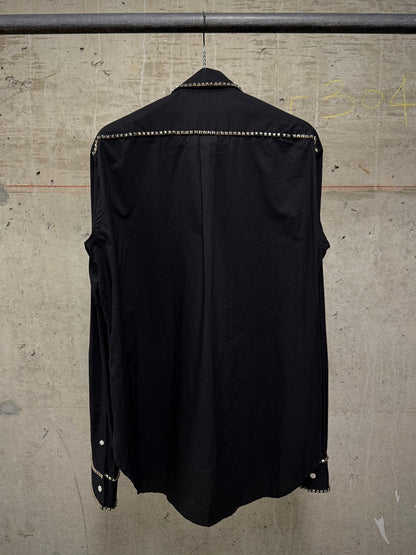 TakahiroMiyashita TheSoloist. SS25 Metal Studded Button-Up Shirt