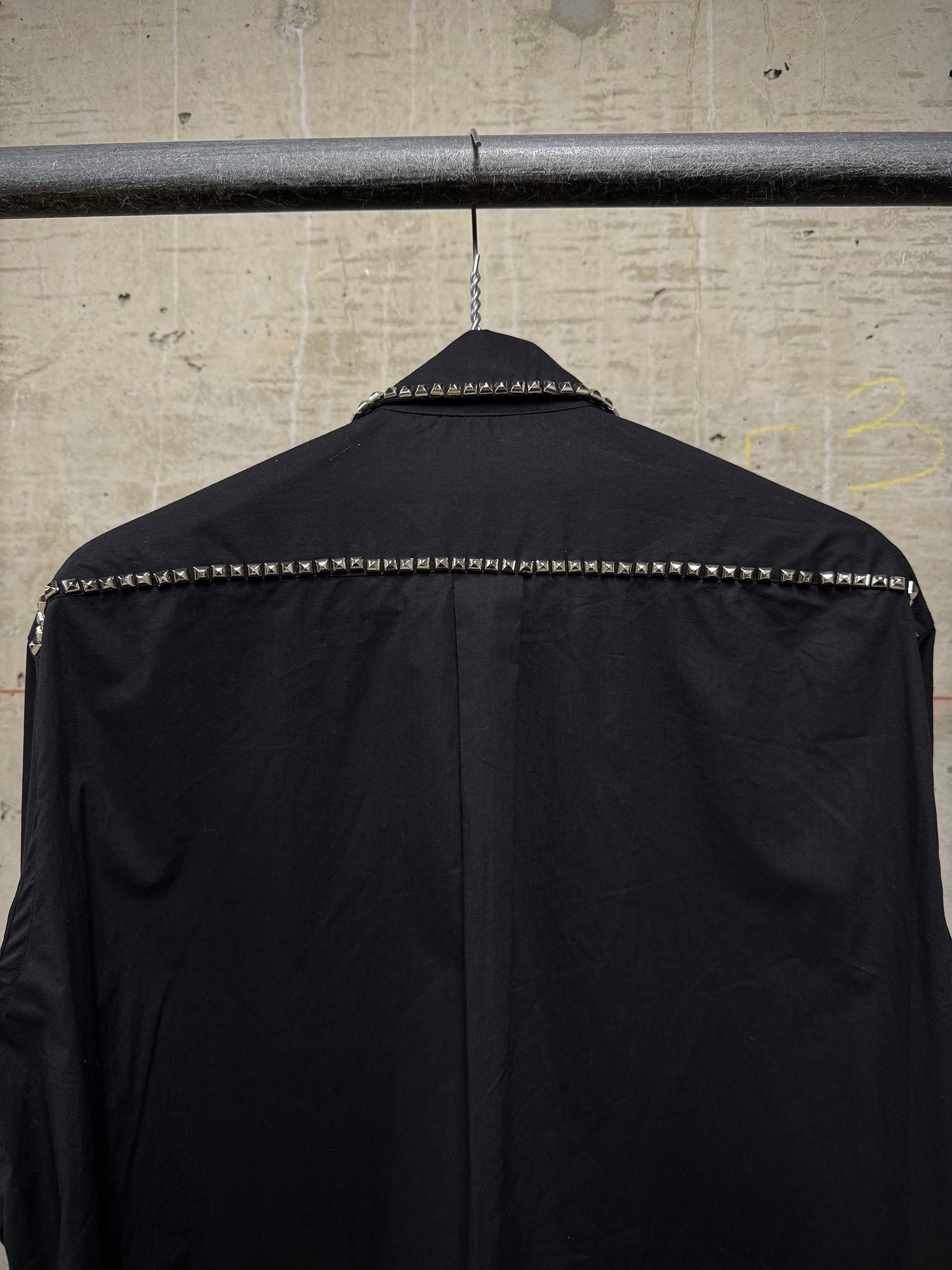 TakahiroMiyashita TheSoloist. SS25 Metal Studded Button-Up Shirt
