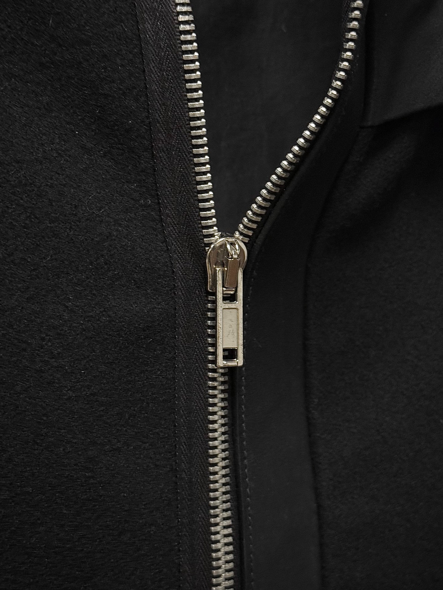 Rick Owens AW11 "LIMO" Asymmetric Hybrid Virgin Wool Leather Jacket