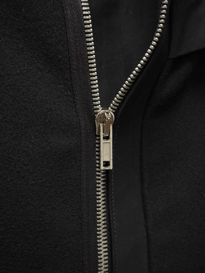 Rick Owens AW11 "LIMO" Asymmetric Hybrid Virgin Wool Leather Jacket