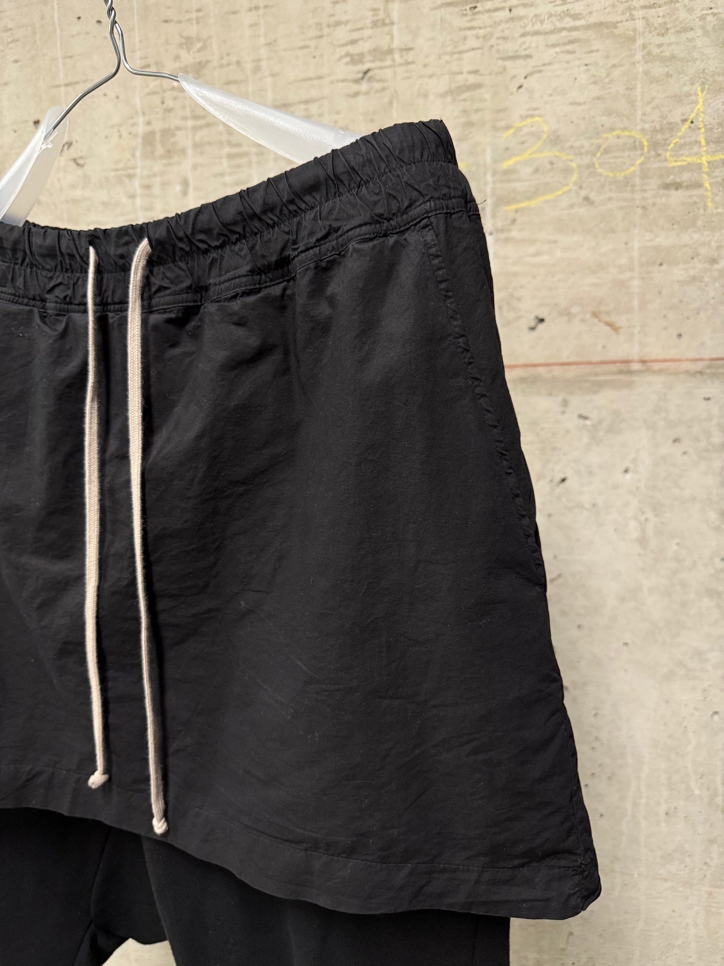Rick Owens DRKSHDW SS13 "ISLAND" Double Layered Cotton Fleece Drop-crotch Pants