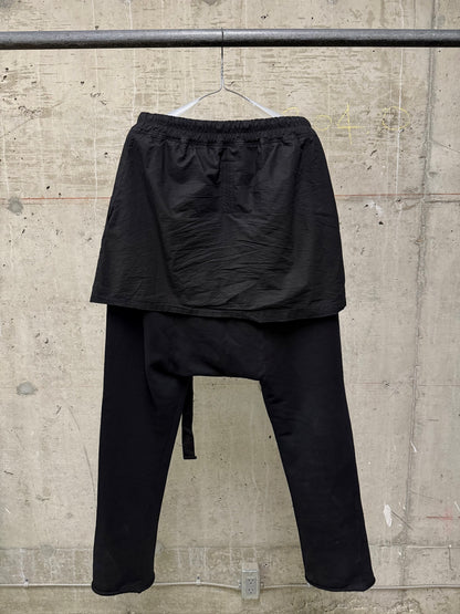 Rick Owens DRKSHDW SS13 "ISLAND" Double Layered Cotton Fleece Drop-crotch Pants