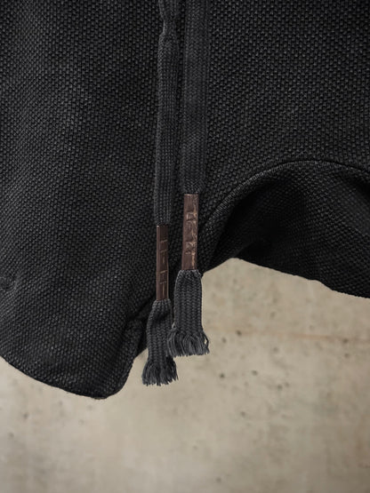 Boris Bidjan Saberi SS17 ‘P15-F0503M’ Object-dyed Vinyl Processed Military Drop-crotch Shorts