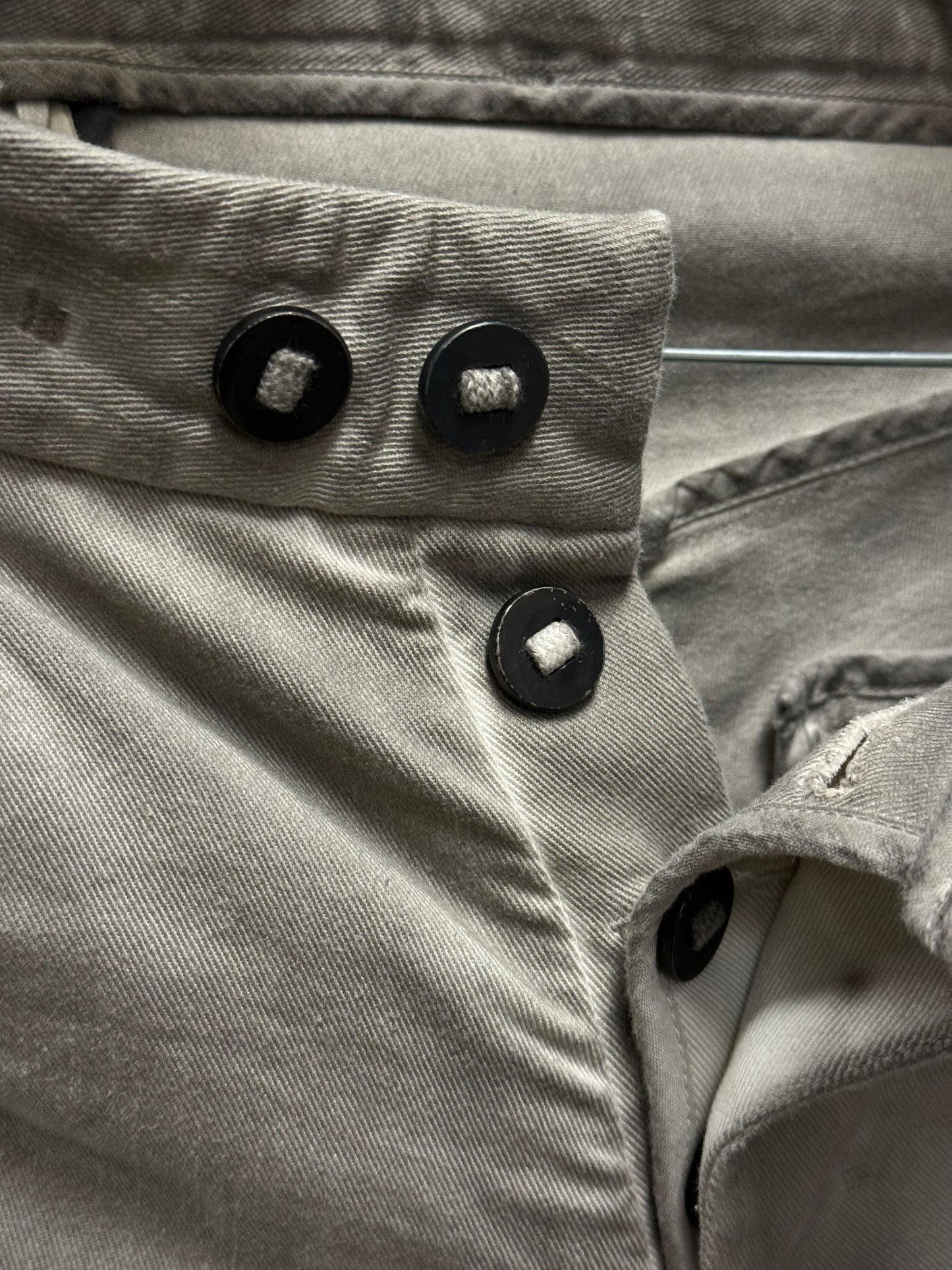 Boris Bidjan Saberi AW24 ‘P13 TF F1939’ Faded Light Grey Resin Dyed Denim