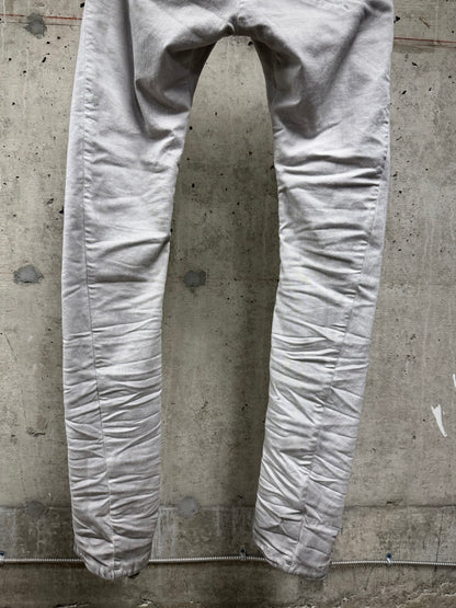 Boris Bidjan Saberi AW24 ‘P13 TF F1939’ Faded Light Grey Resin Dyed Denim