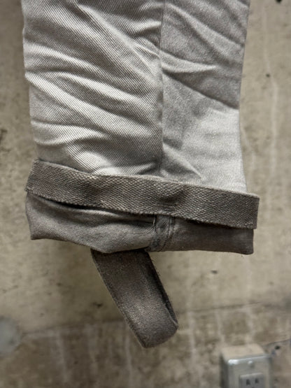 Boris Bidjan Saberi AW24 ‘P13 TF F1939’ Faded Light Grey Resin Dyed Denim