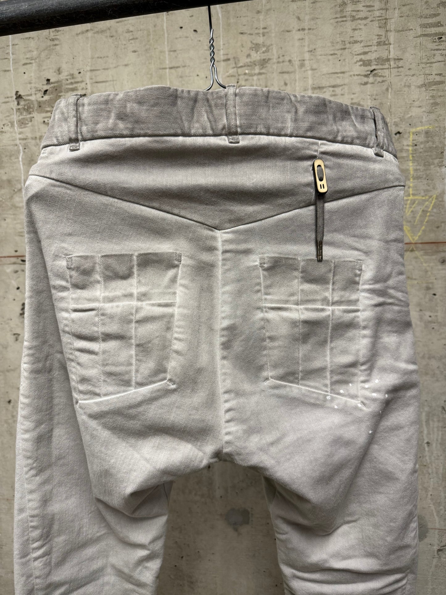 Boris Bidjan Saberi AW24 ‘P13 TF F1939’ Faded Light Grey Resin Dyed Denim