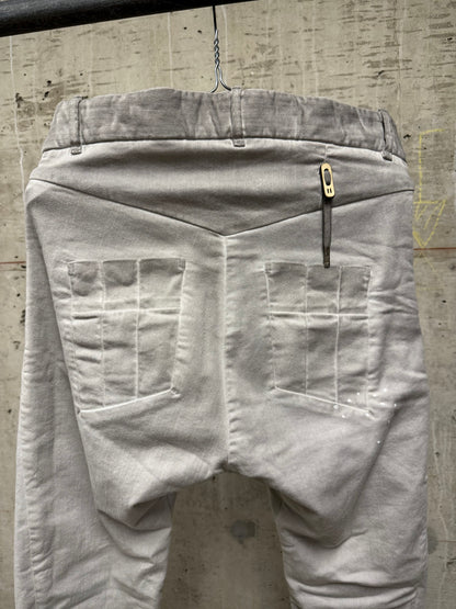 Boris Bidjan Saberi AW24 ‘P13 TF F1939’ Faded Light Grey Resin Dyed Denim