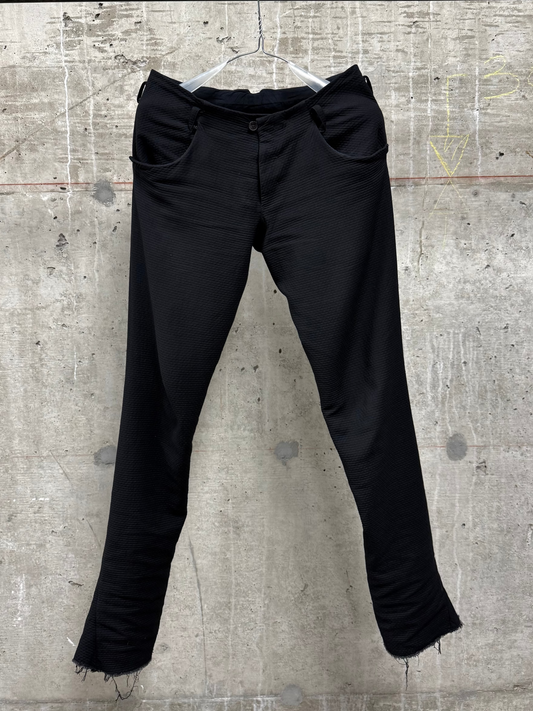 m.a+ by Maurizio Amadei 'P126' Frayed Hem 4 Pocket Tight Pants