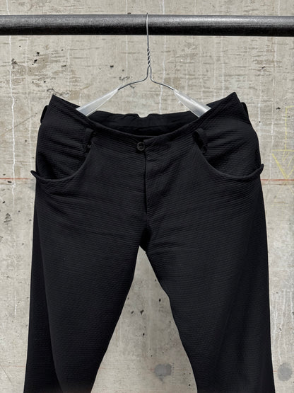 m.a+ by Maurizio Amadei 'P126' Frayed Hem 4 Pocket Tight Pants