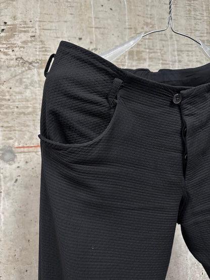 m.a+ by Maurizio Amadei 'P126' Frayed Hem 4 Pocket Tight Pants