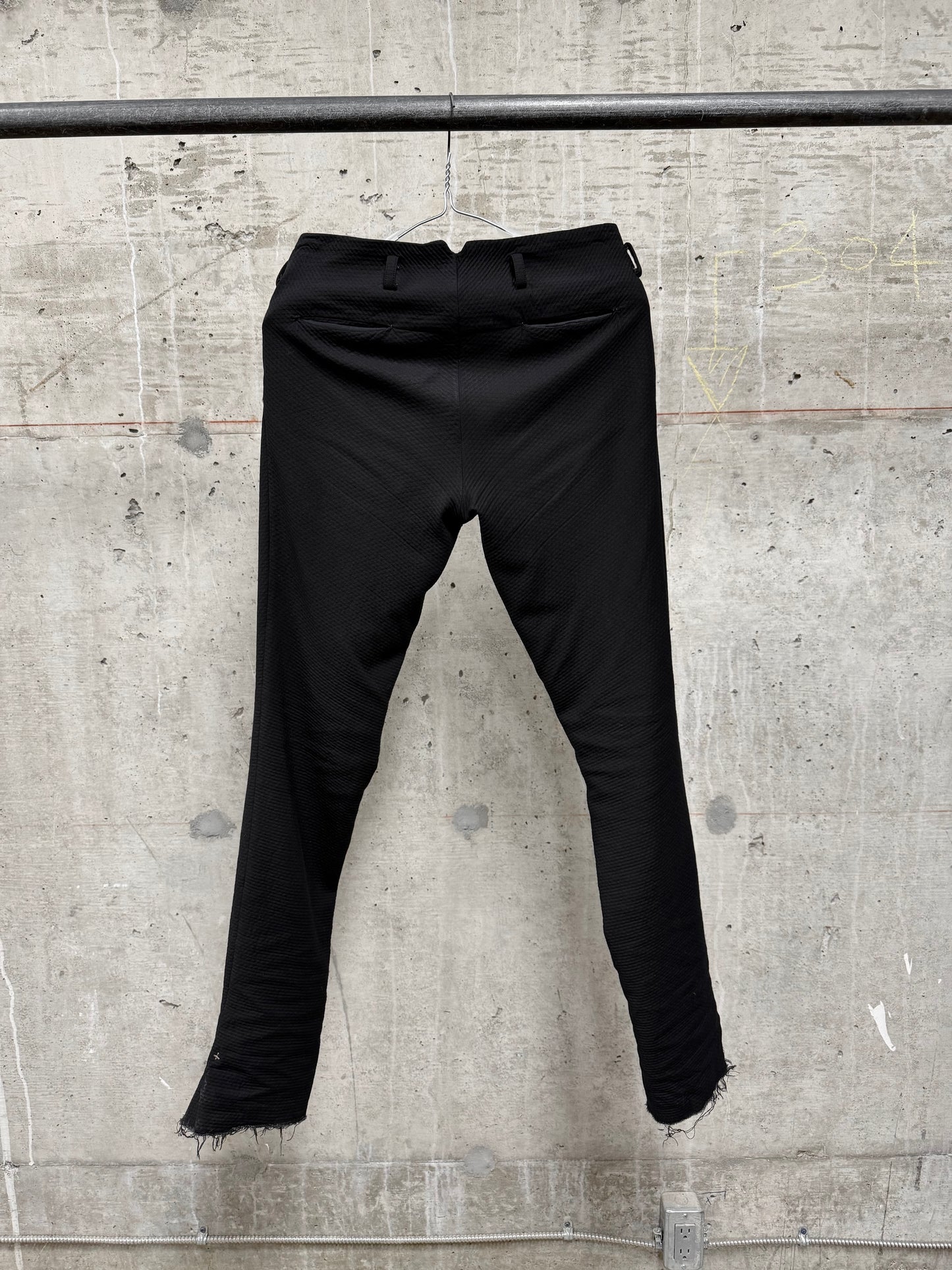 m.a+ by Maurizio Amadei 'P126' Frayed Hem 4 Pocket Tight Pants