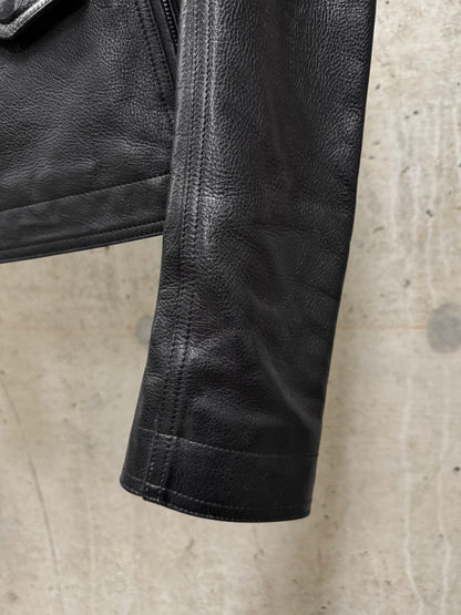 Rick Owens SS17 "WALRUS" Stooges Heavy Calfskin Leather Rider Jacket