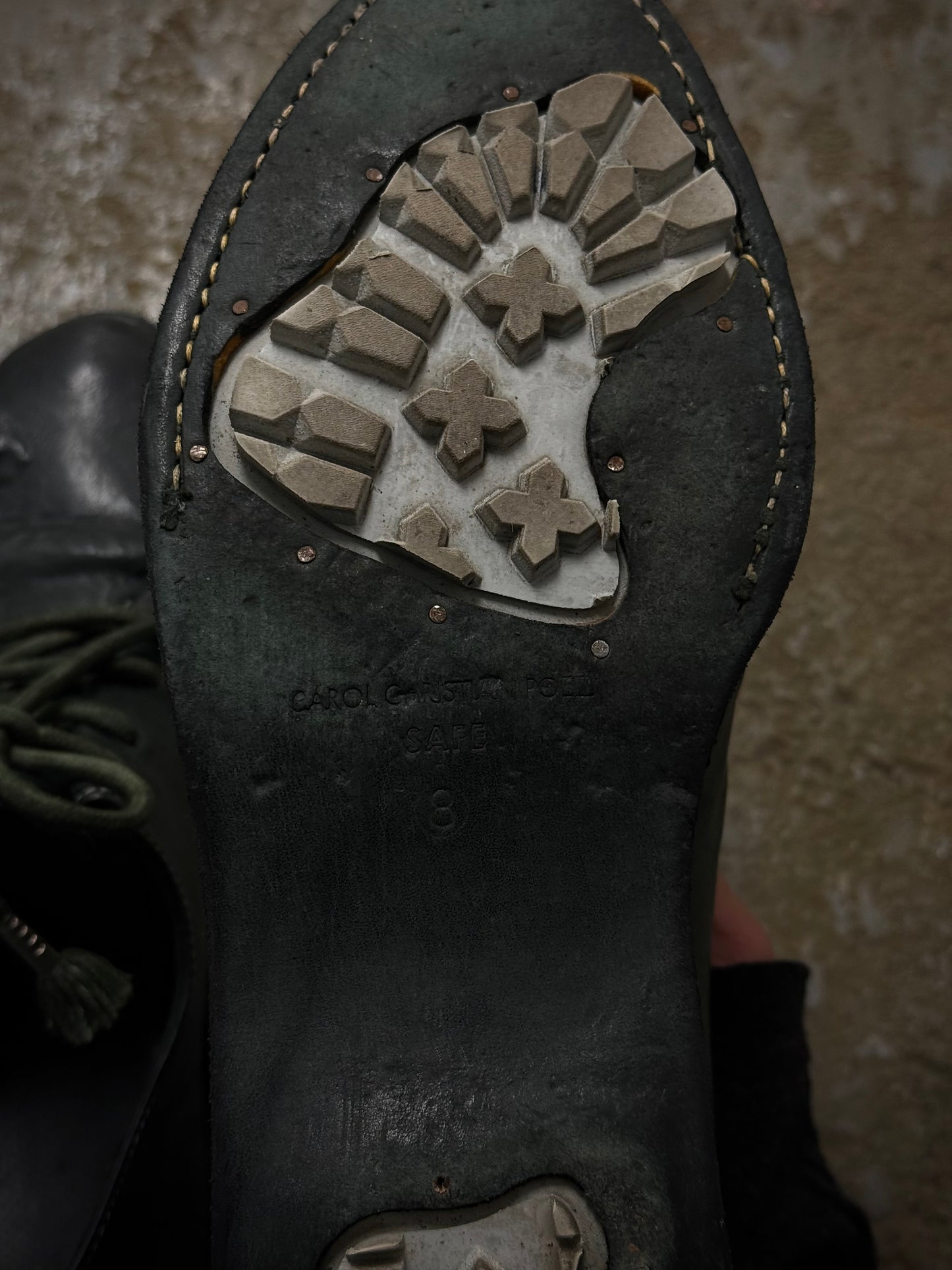 Carol Christian Poell 'AM/2692-IN ROOMS-PTC/19' Kangaroo Leather U-Sole Prosthetic Officer Derbies