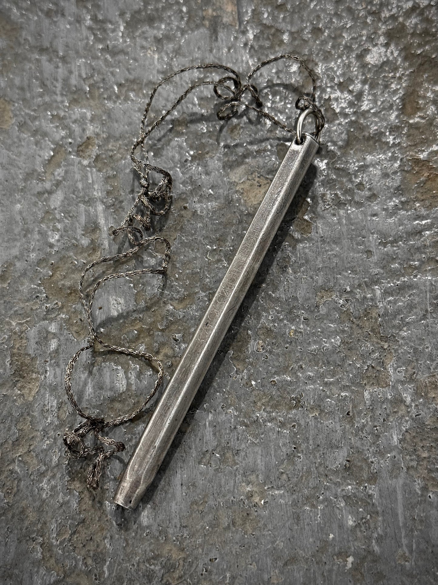 Carol Christian Poell 'MM/2337' .925 Silver Bic Pen Necklace | Archive Fashion Toronto