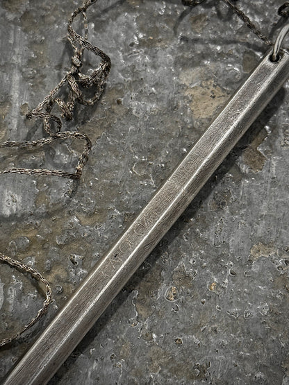 Carol Christian Poell 'MM/2337' .925 Silver Bic Pen Necklace detail | DRIEW GARMENTS