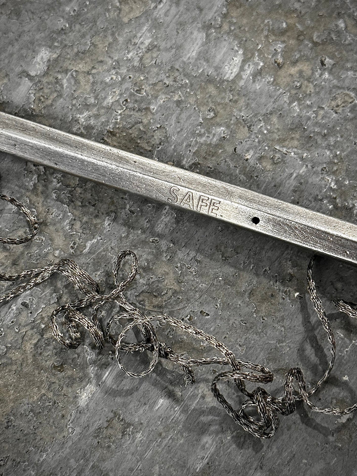 Carol Christian Poell 'MM/2337' .925 Silver Bic Pen Necklace detail | DRIEW GARMENTS