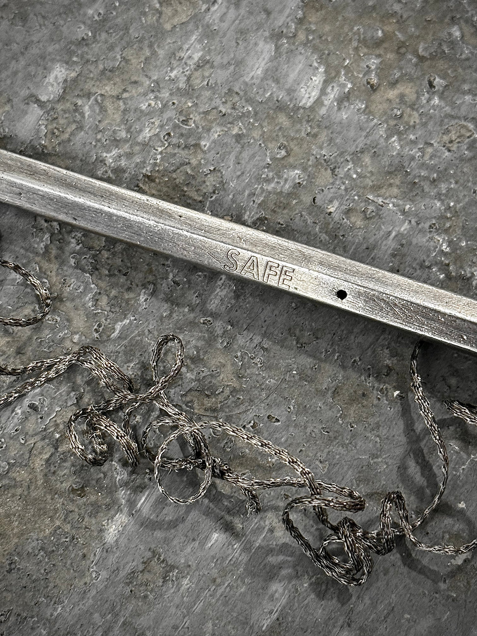 Carol Christian Poell 'MM/2337' .925 Silver Bic Pen Necklace detail | DRIEW GARMENTS