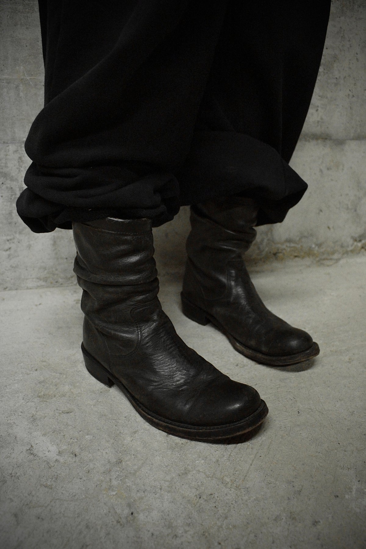 BACKLASH Grey Pecos Western Leather Boots | Archive – DRIEW