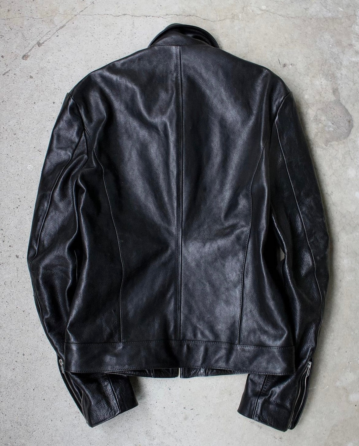 RABD AW23 Padded Cowhide Leather Rider Jacket