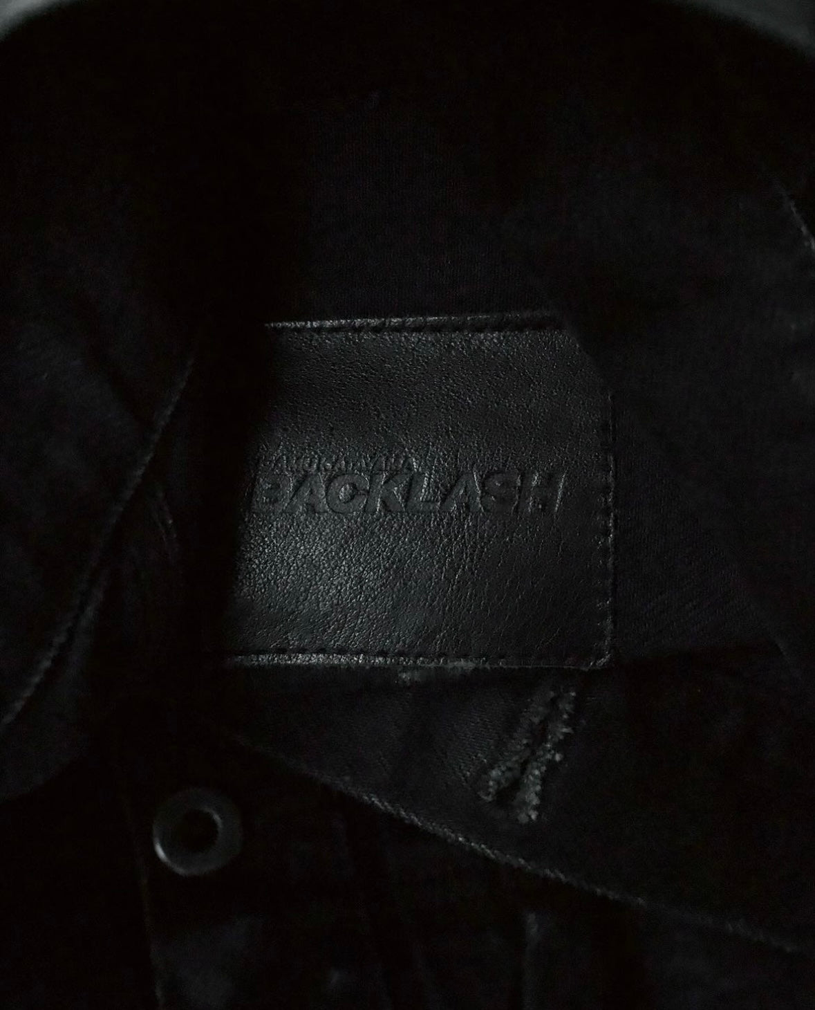 Isamu Katayama "BACKLASH" SS11 Hybrid Cow Leather Denim Jacket