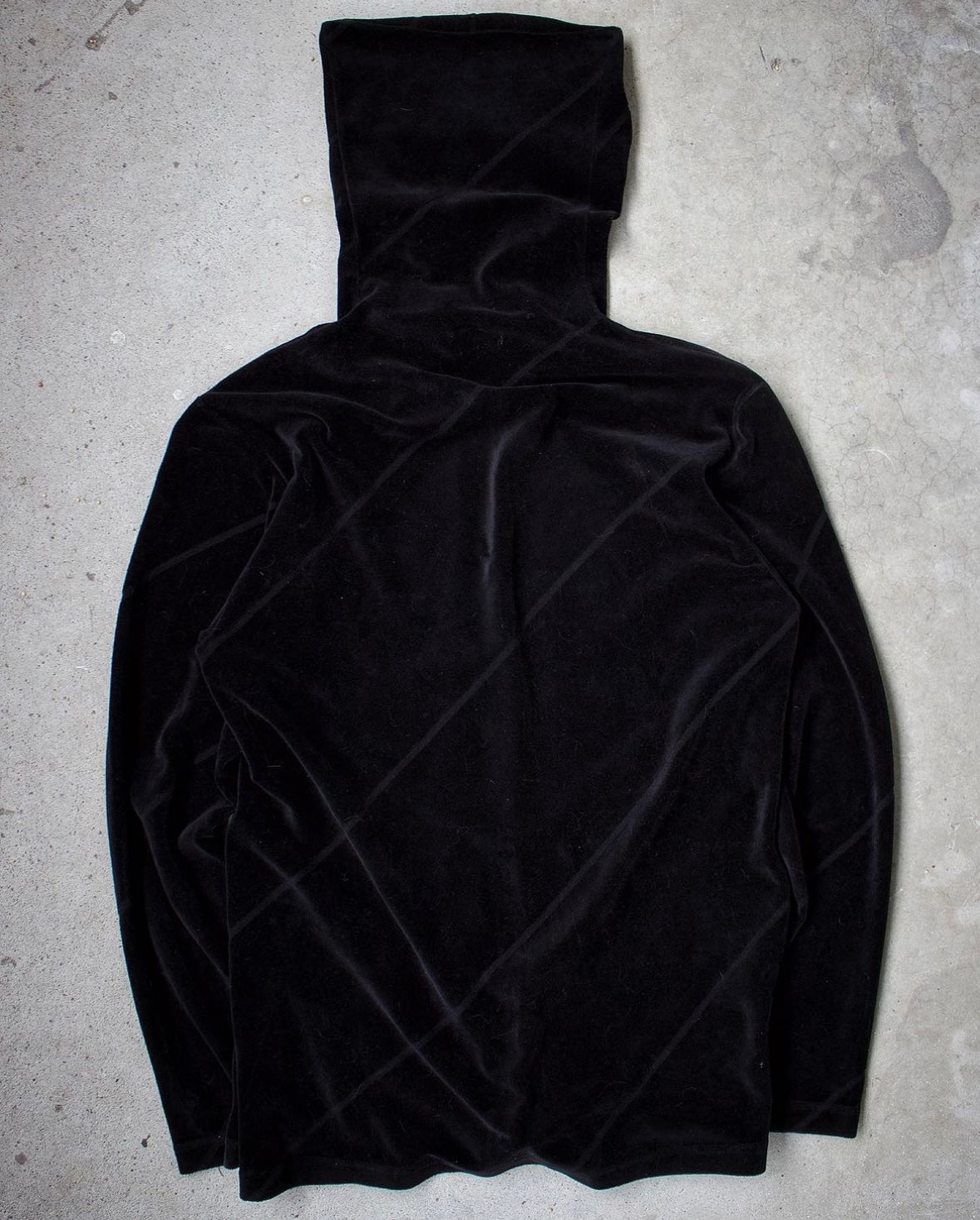 Lad Musician SS99 ‘New Wave’ Peeking Hood Velour Jacket