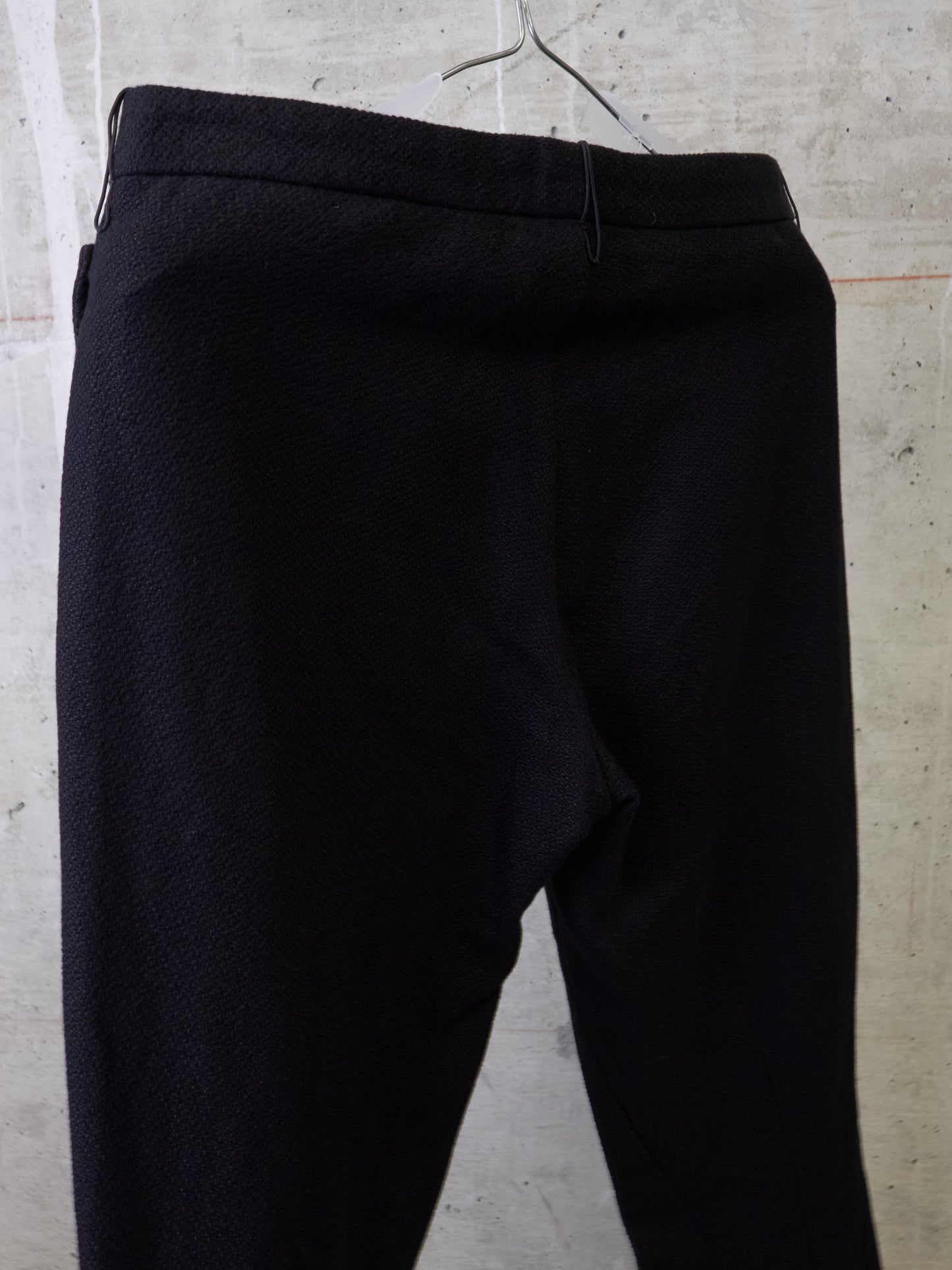 Individual Sentiments AW14-15 Cotton Linen Back-Zip Frayed Hem Pants