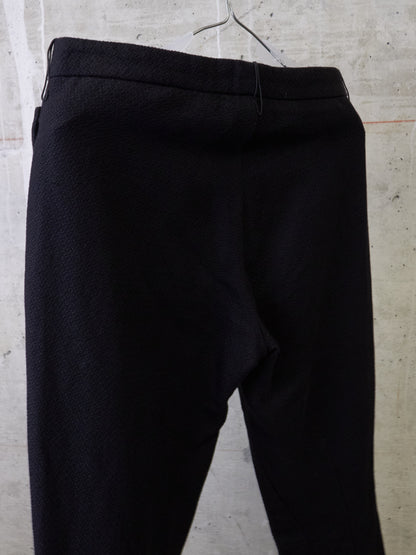 Individual Sentiments AW14-15 Cotton Linen Back-Zip Frayed Hem Pants