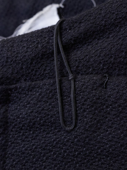 Individual Sentiments AW14-15 Cotton Linen Back-Zip Frayed Hem Pants