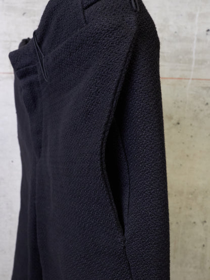 Individual Sentiments AW14-15 Cotton Linen Back-Zip Frayed Hem Pants