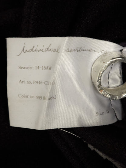 Individual Sentiments AW14-15 Cotton Linen Back-Zip Frayed Hem Pants