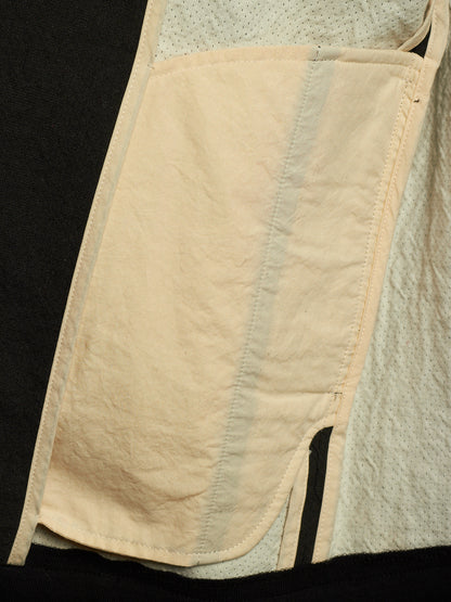 Individual Sentiments AW10-11 'CT13-CL12' Charcoal Grey Cotton Linen Hooded Raglan Zip Jacket