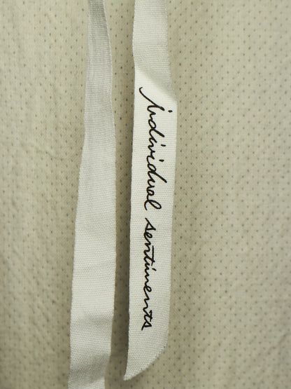 Individual Sentiments AW10-11 'CT13-CL12' Charcoal Grey Cotton Linen Hooded Raglan Zip Jacket