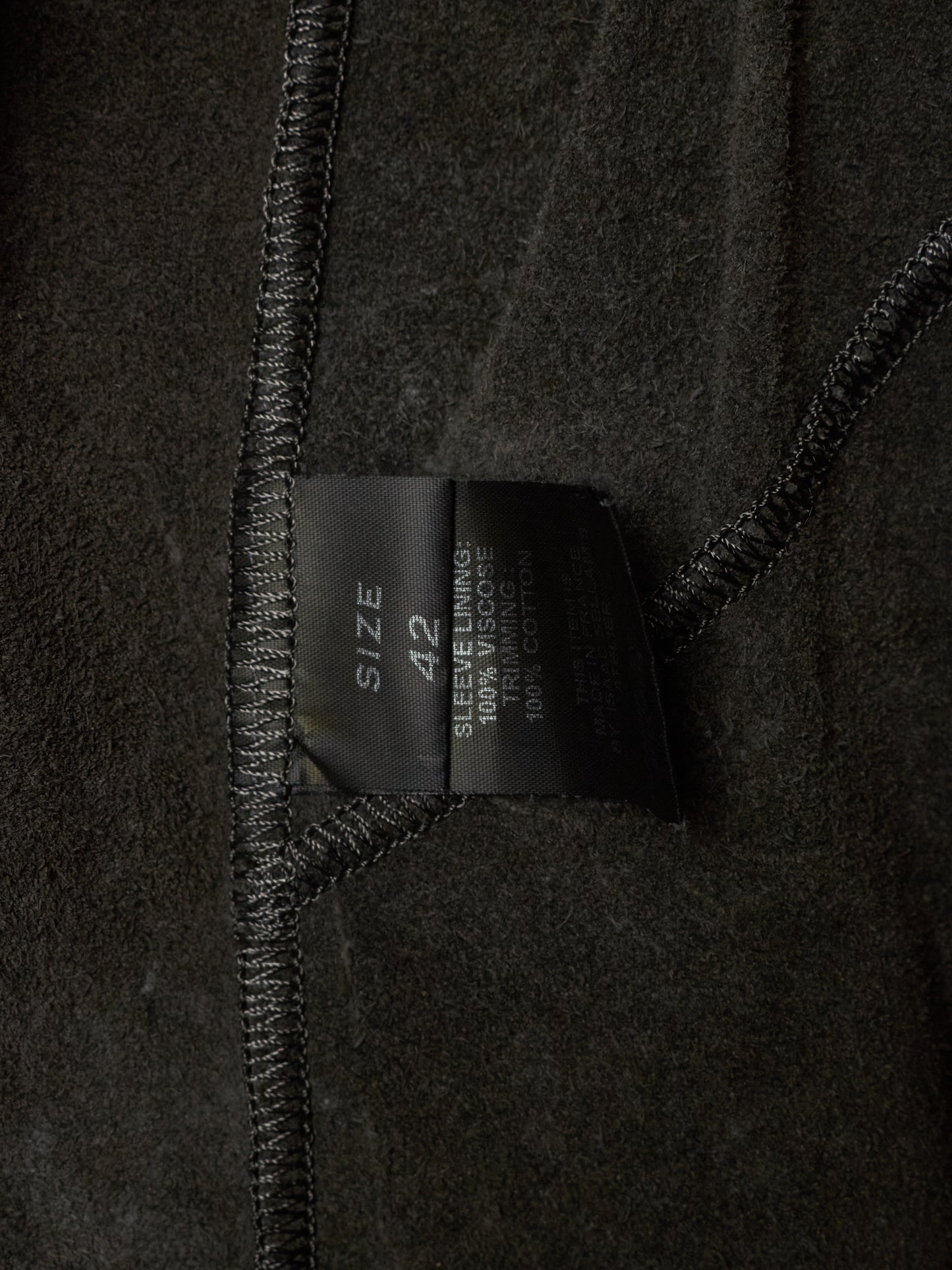 Isaac Sellam: “Experience” Open-front Laser Cut Calfskin Leather Cardigan