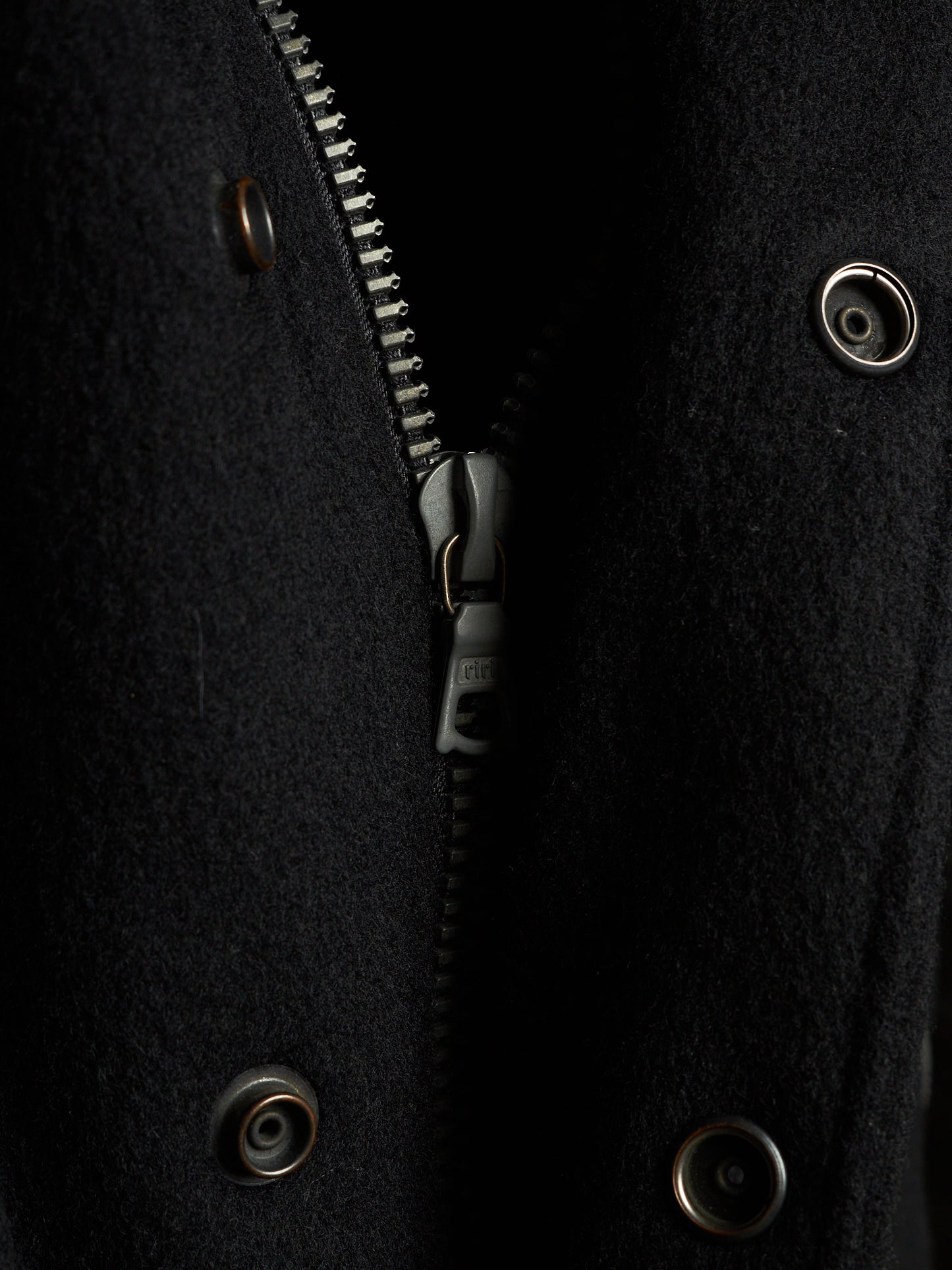 Isamu Katayama "BACKLASH" 2010s Wool Cashmere Hybrid Cow Leather Varsity Jacket