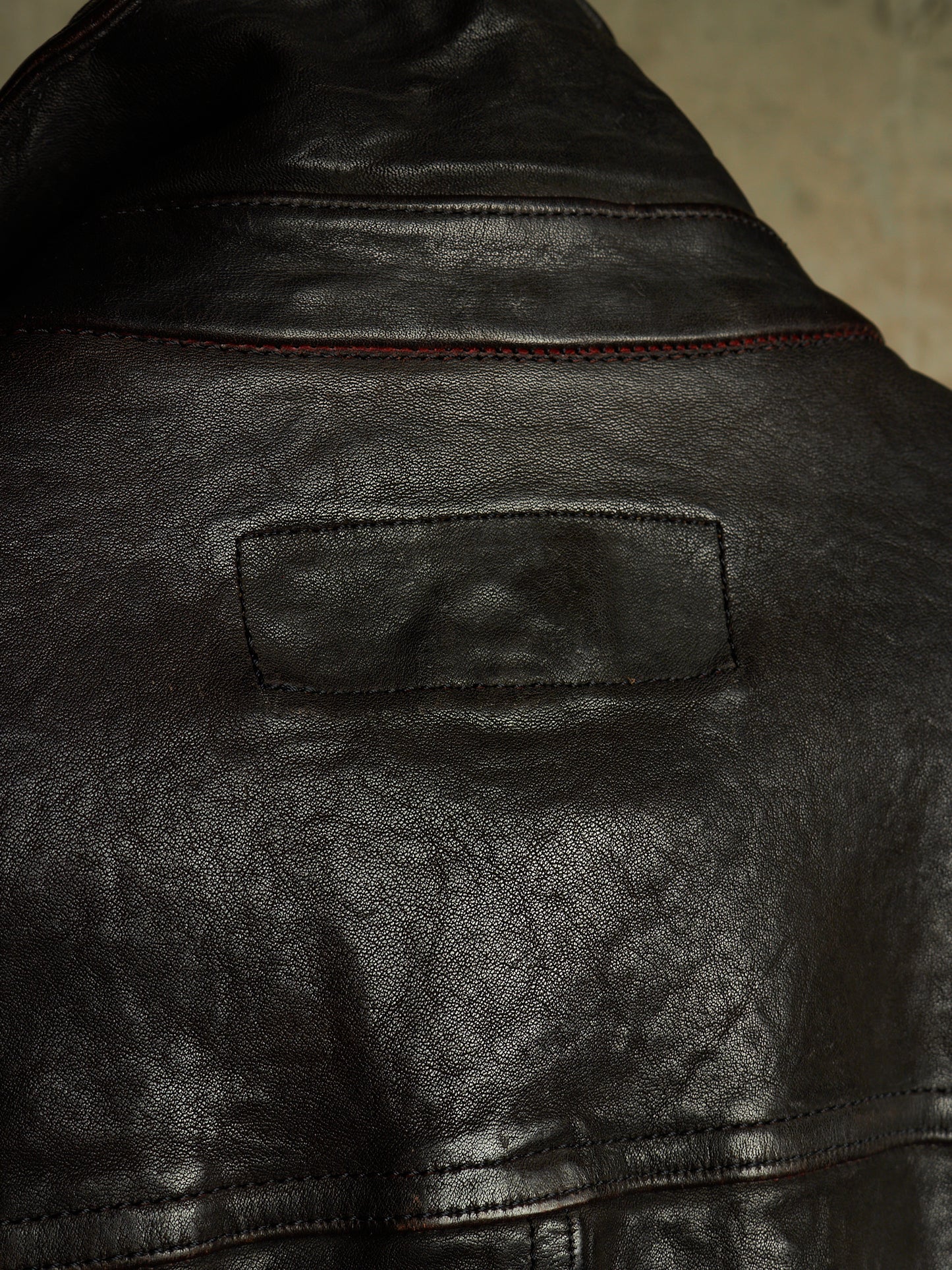Isamu Katayama "BACKLASH" 2010s Garment-Dyed Dark Brown Wrinkled Cow Leather Double Riders Jacket