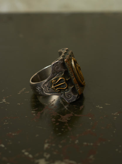Isamu Katayama “BACKLASH” x galcia "Our Lady of Guadalupe" .925 Silver Ring